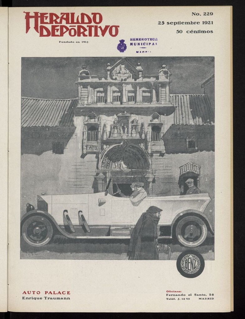 Miniatura de Heraldo Deportivo del 25 de septiembre de 1921