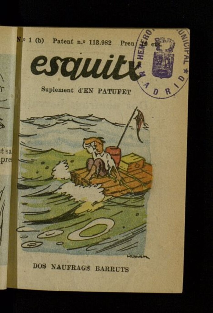 Miniatura de Esquitx del año de 1931, nº 1 (b)