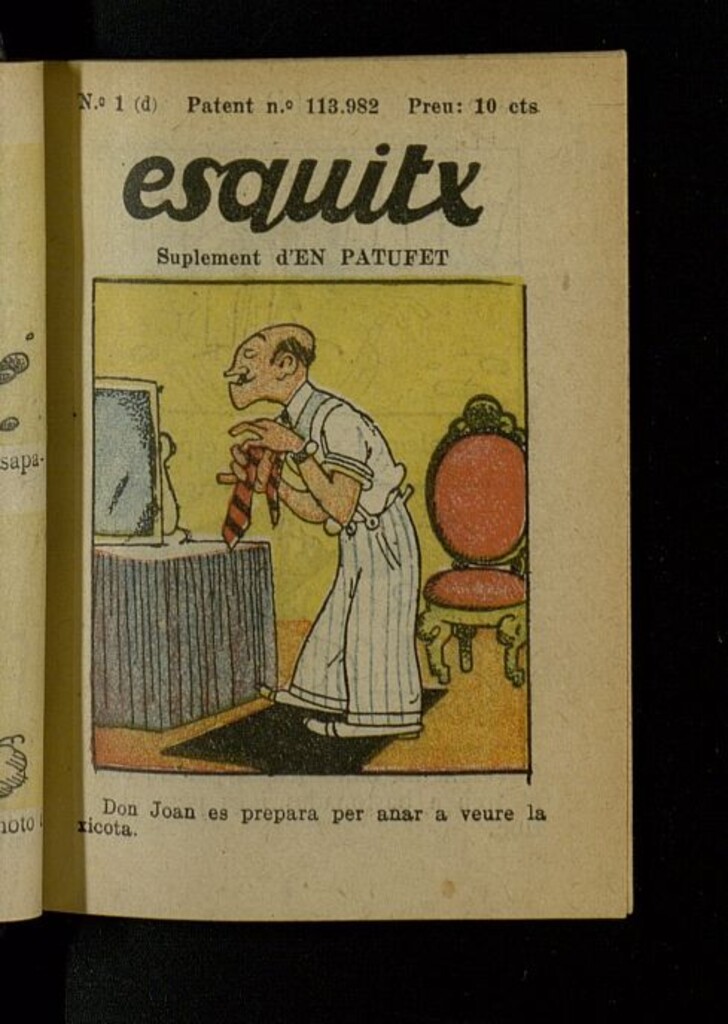 Miniatura de Esquitx del año de 1931, nº 1 (d)