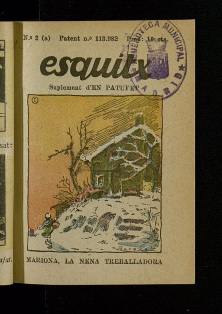 Miniatura de Esquitx del año de 1931,  nº 2 (a)