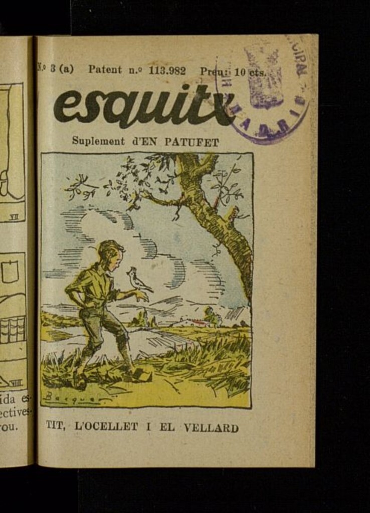 Miniatura de Esquitx del año de 1931,  nº 3 (a)