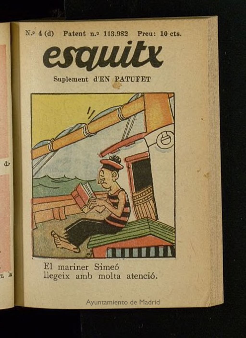 Miniatura de Esquitx del año de 1931,  nº 4 (d)