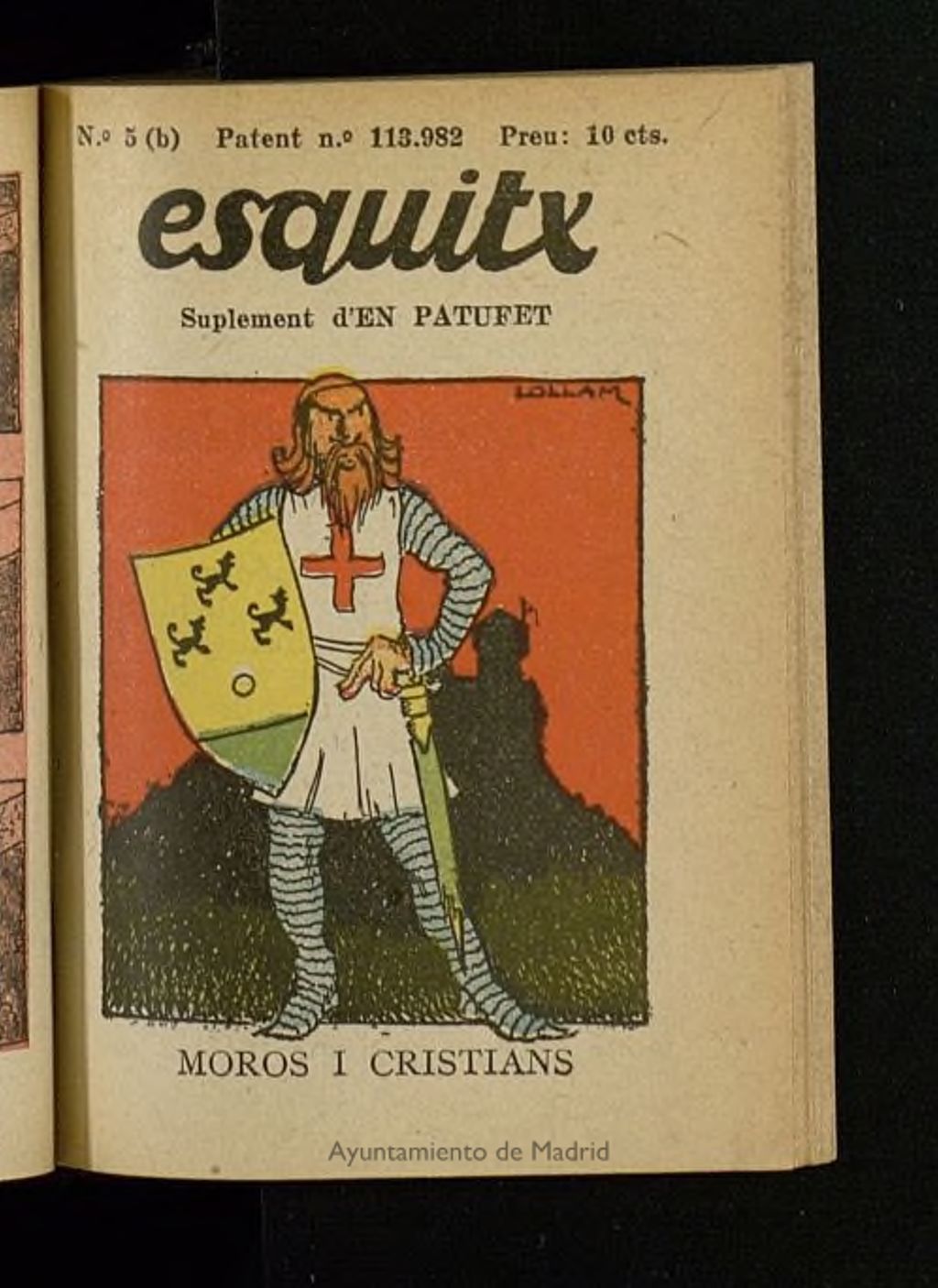 Miniatura de Esquitx del año de 1931,  nº 5 (b)
