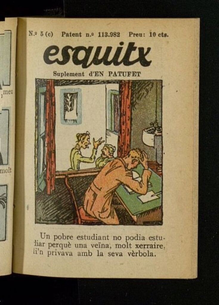Miniatura de Esquitx del año de 1931,  nº 5 (c)