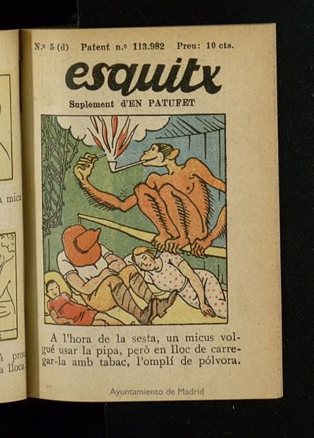 Miniatura de Esquitx del año de 1931,  nº 5 (d)