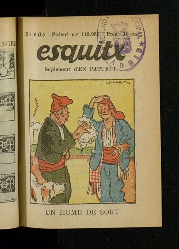 Miniatura de Esquitx del año de 1931,  nº 6 (b)