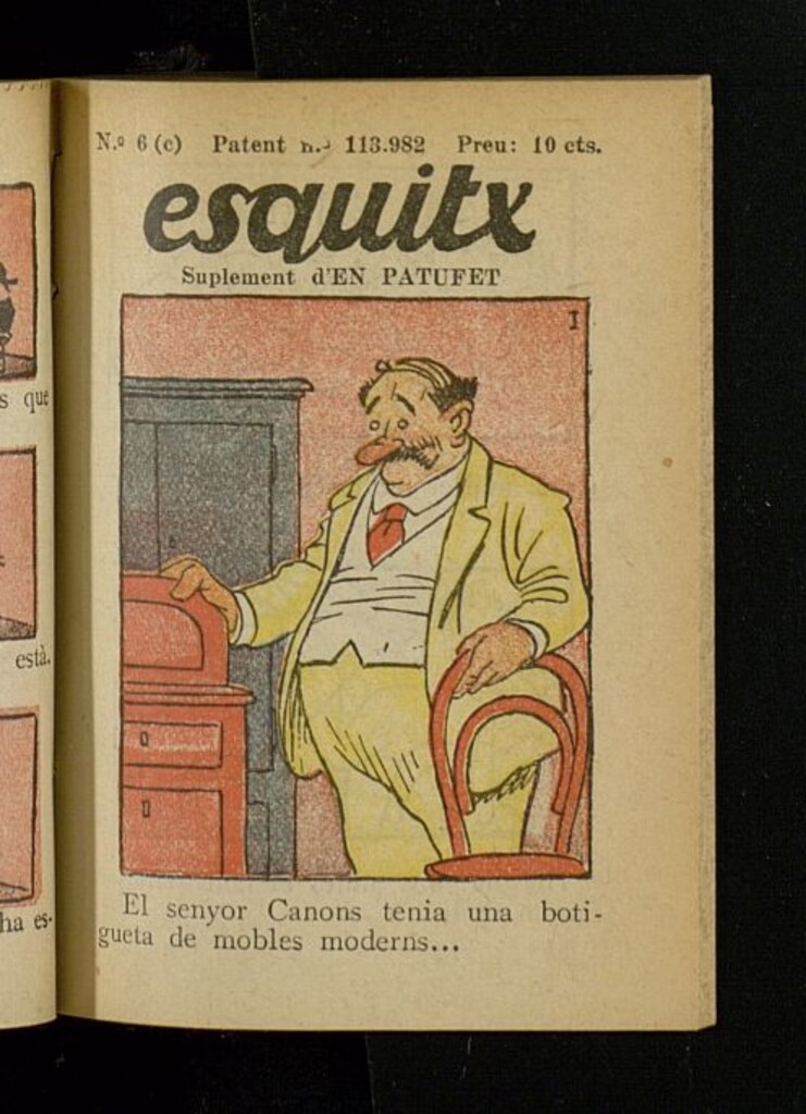 Miniatura de Esquitx del año de 1931,  nº 6 (c)