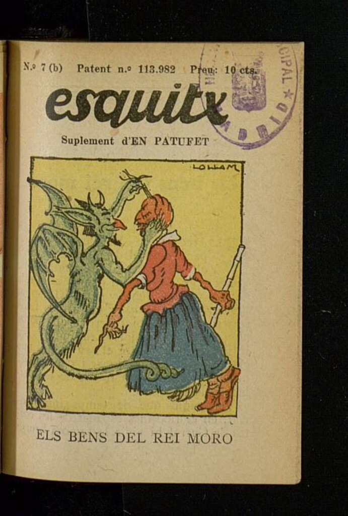 Miniatura de Esquitx del año de 1931,  nº 7 (b)