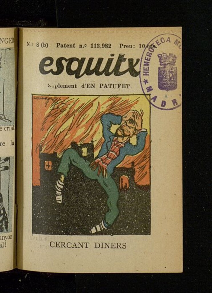 Miniatura de Esquitx del año de 1931,  nº 8 (b)