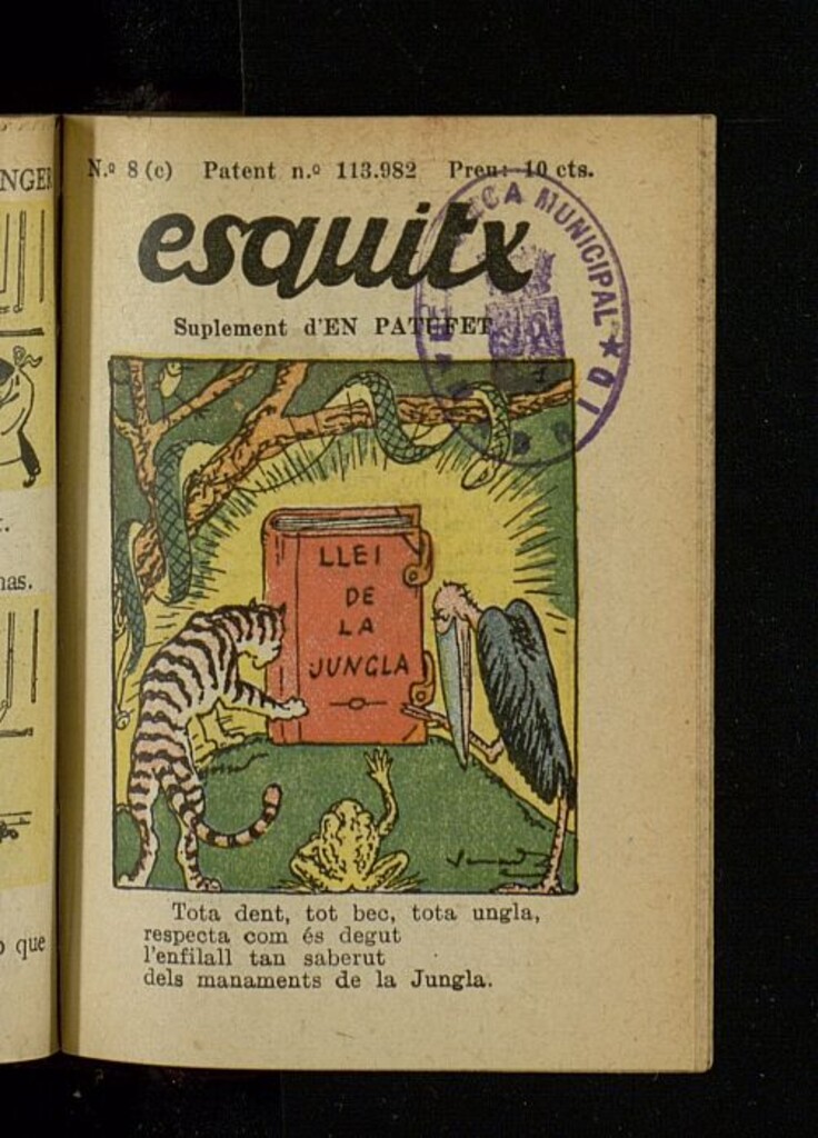 Miniatura de Esquitx del año de 1931,  nº 8 (c)