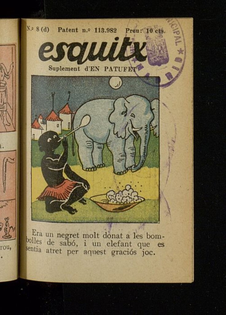Miniatura de Esquitx del año de 1931,  nº 8 (d)