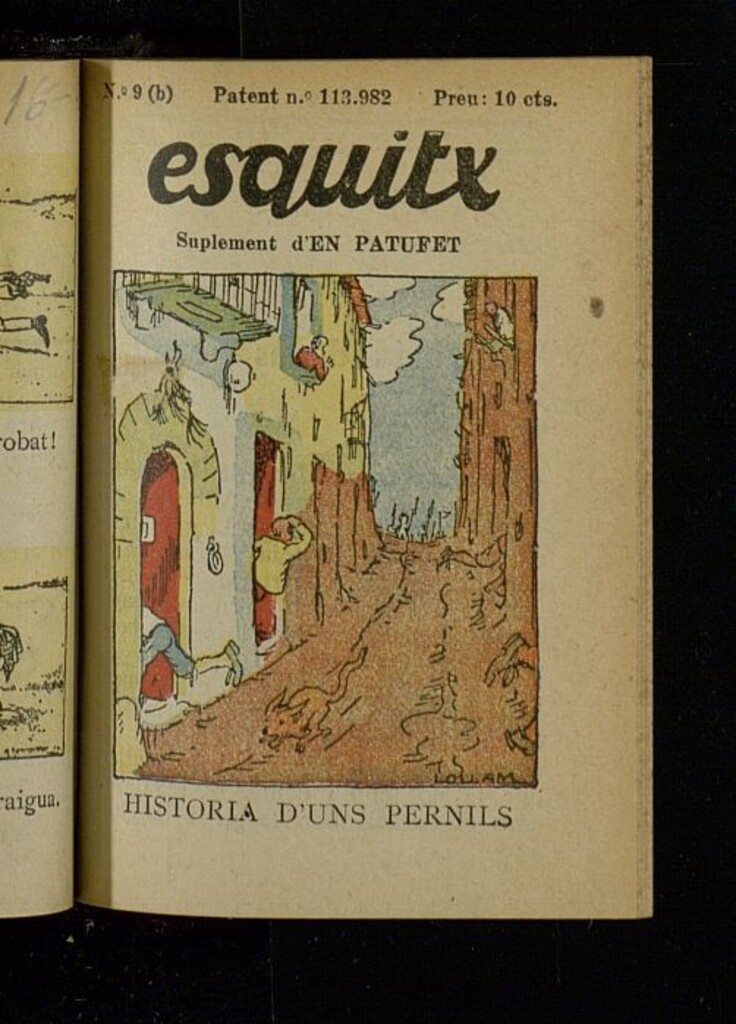 Miniatura de Esquitx del año de 1931,  nº 9 (b)