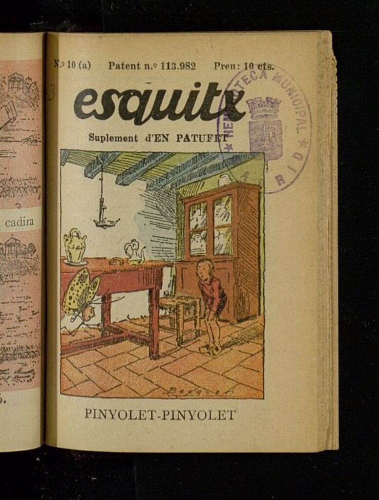 Miniatura de Esquitx del año de 1931,  nº 10 (a)