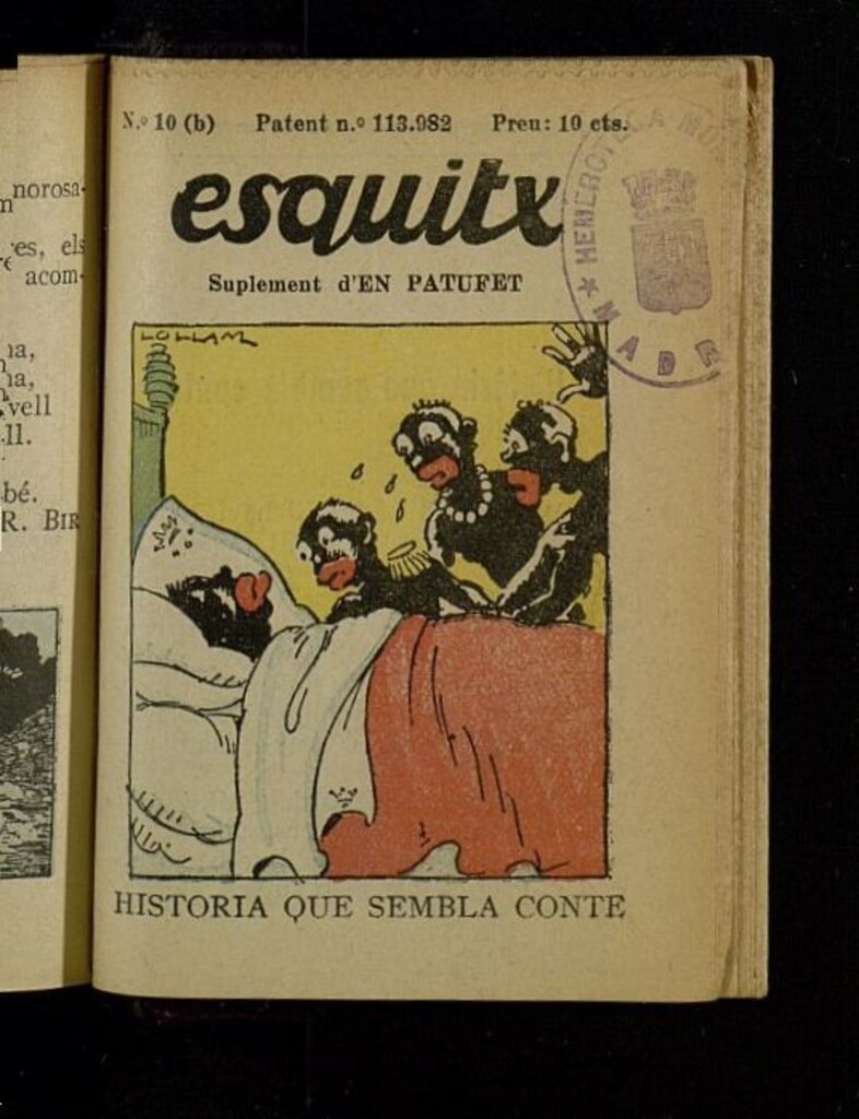 Miniatura de Esquitx del año de 1931,  nº 10 (b)