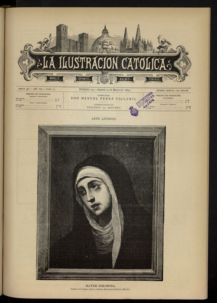 Miniatura de La Ilustración Católica del 15 de marzo de 1883