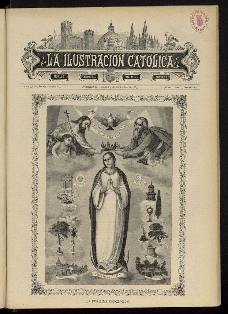 Miniatura de La Ilustración Católica del 5 de diciembre de 1883