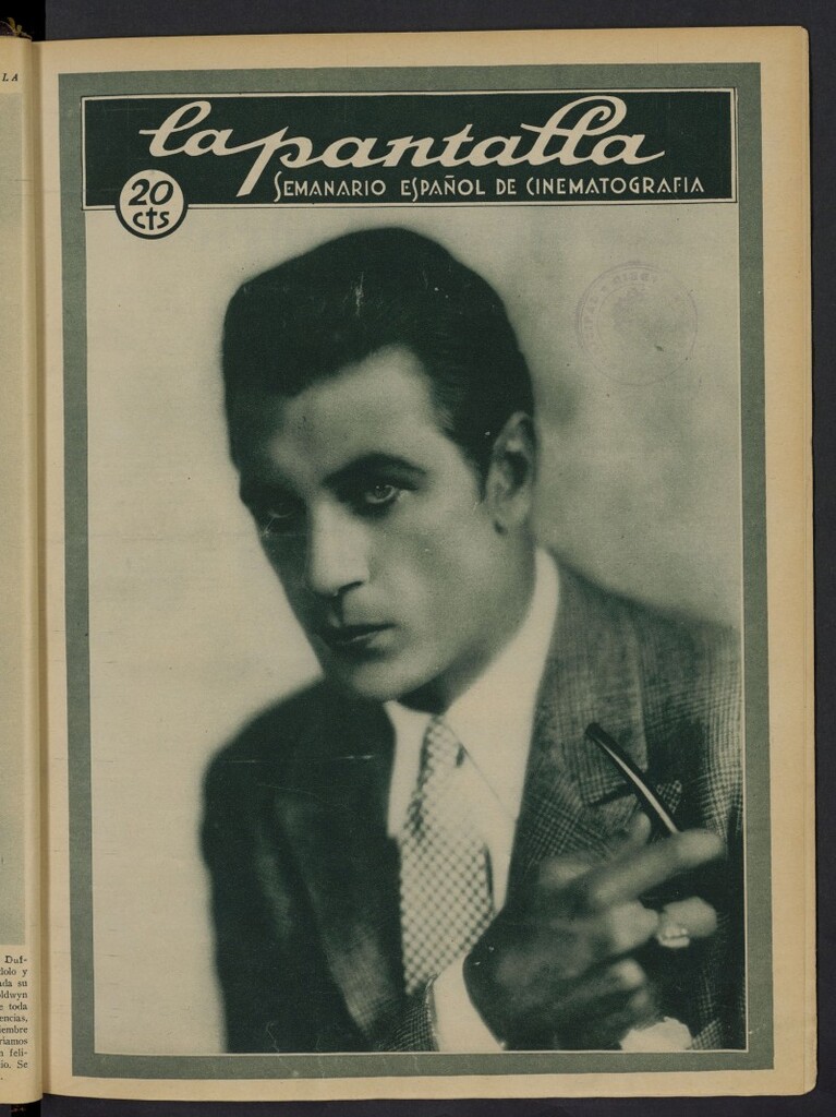 Miniatura de La Pantalla: semanario español de cinematografía del 15 de julio de 1928