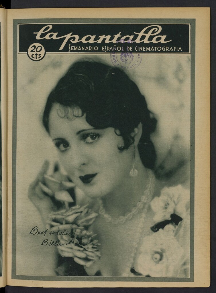 Miniatura de La Pantalla: semanario español de cinematografía del 22 de julio de 1928