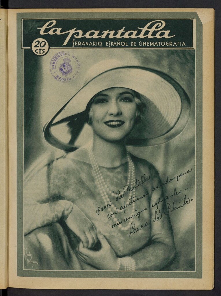 Miniatura de La Pantalla: semanario español de cinematografía del 2 de septiembre de 1928