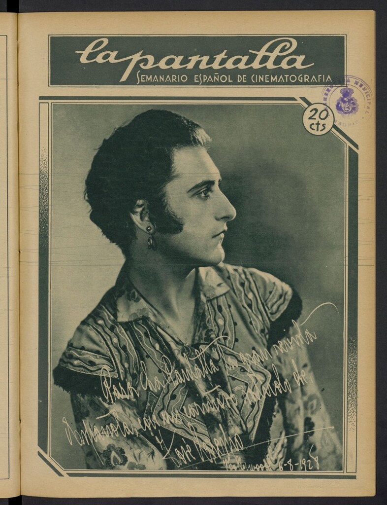 Miniatura de La Pantalla: semanario español de cinematografía del 25 de noviembre de 1928