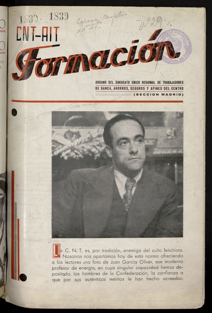Miniatura de Formación (Madrid, 1937) de octubre de 1937