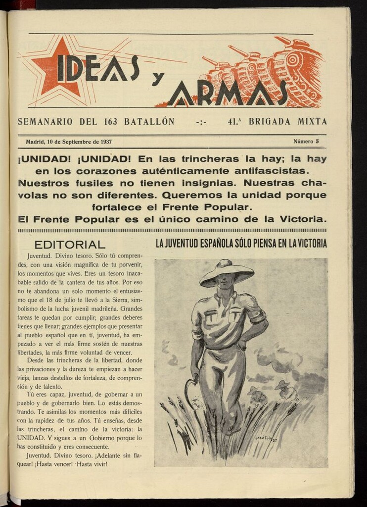 Miniatura de Ideas y Armas del 10 de septiembre de 1937