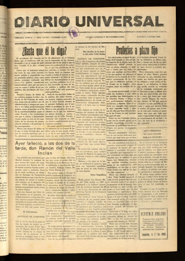 Miniatura de La Iberia Musical del 2 de febrero de 1845