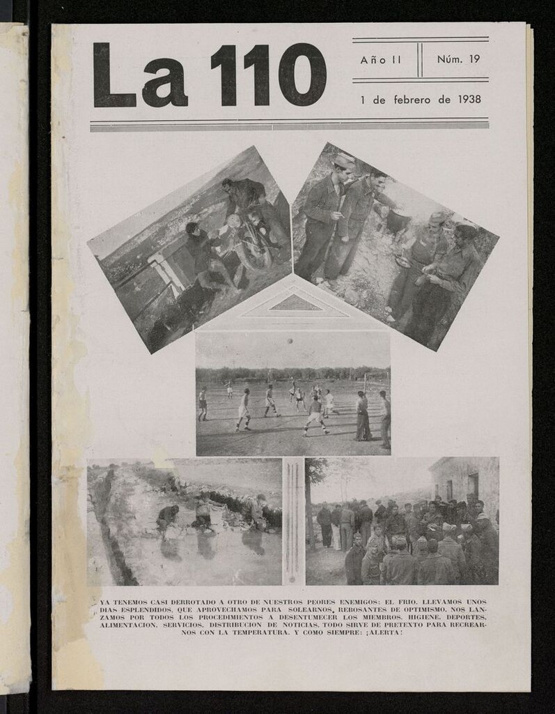 Miniatura de La 110: órgano de la 110 Brigada Mixta del 1 de febrero de 1938