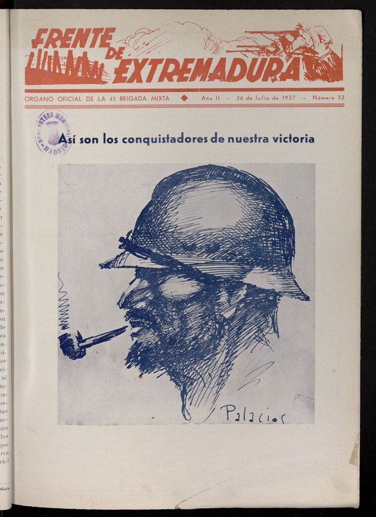 Miniatura de Frente de Extremadura (Madrid, 1936) del 26 de julio de 1937