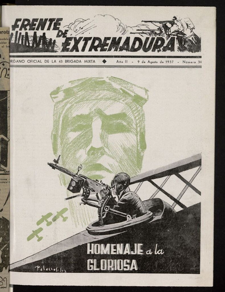 Miniatura de Frente de Extremadura (Madrid, 1936) del 9 de agosto de 1937