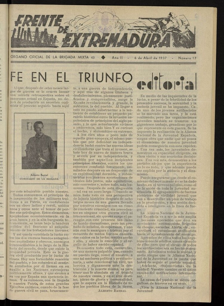 Miniatura de Frente de Extremadura (Madrid, 1936) del 6 de abril de 1937