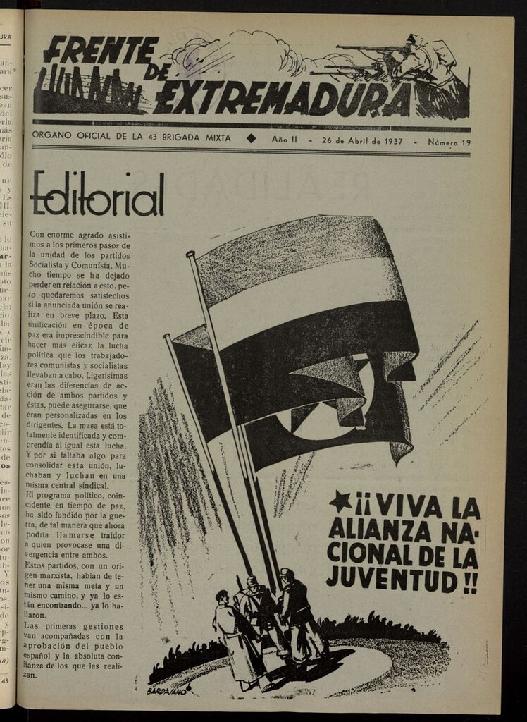 Miniatura de Frente de Extremadura (Madrid, 1936) del 26 de abril de 1937