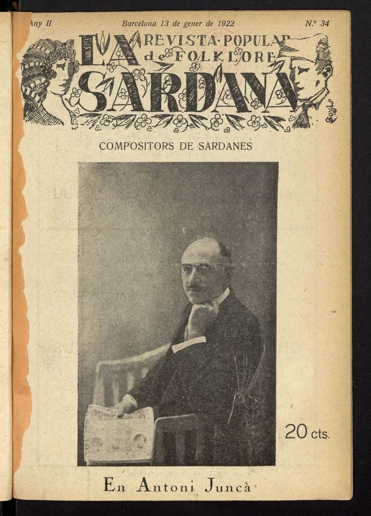 Miniatura de La sardana: revista il.lustrada del 13 de enero de 1922