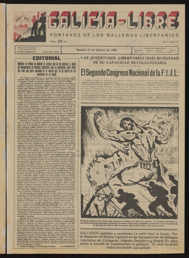 Miniatura de Galicia Libre del 10 de febrero de 1938