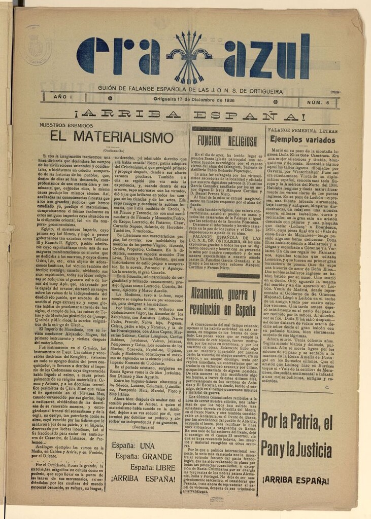 Miniatura de Era Azul del 17 de diciembre de 1936