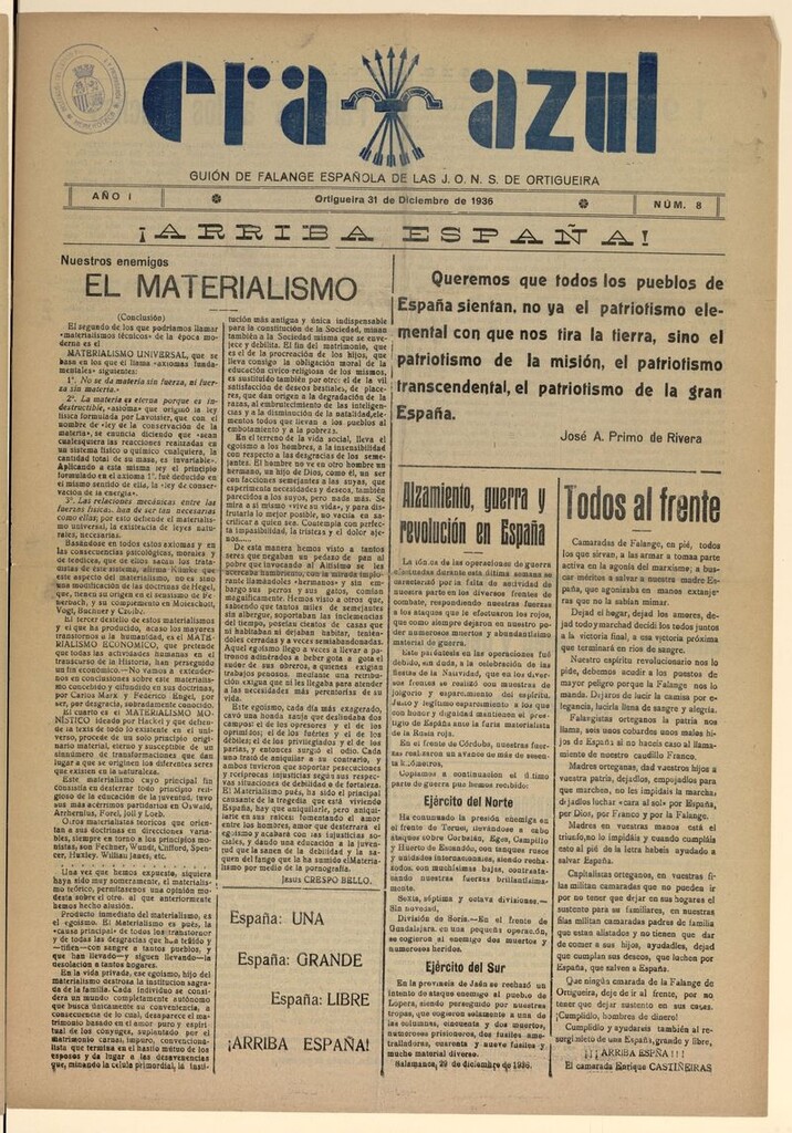 Miniatura de Era Azul del 31 de diciembre de 1936