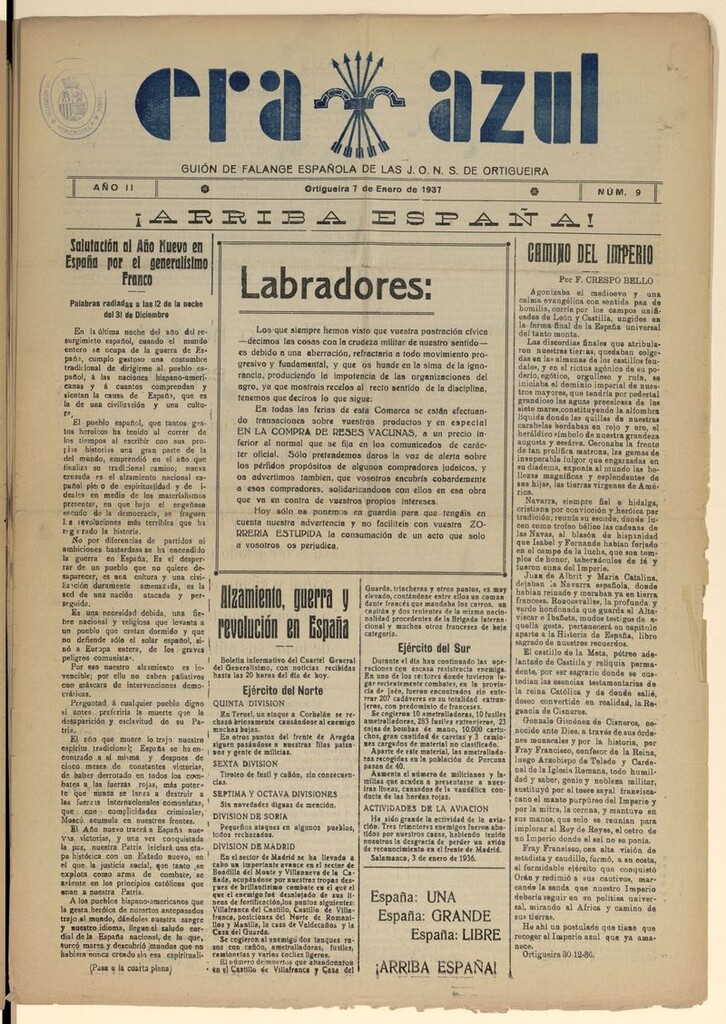 Miniatura de Era Azul del 7 de enero de 1937