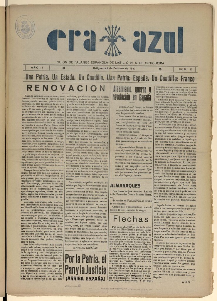 Miniatura de Era Azul del 4 de febrero de 1937