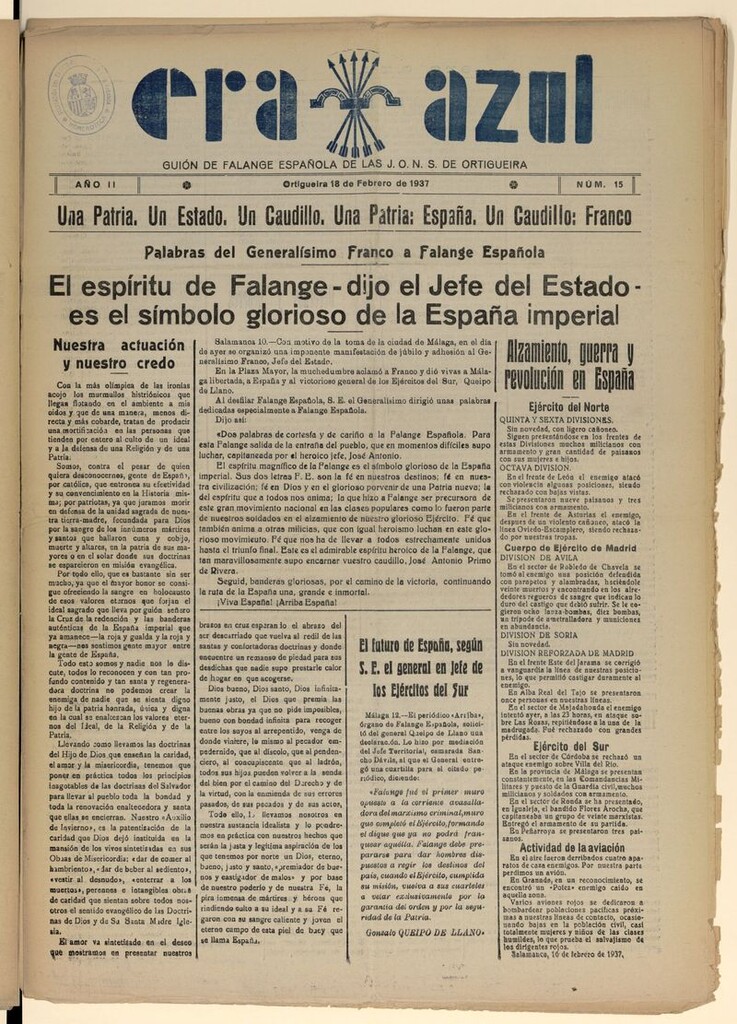 Miniatura de Era Azul del 18 de febrero de 1937
