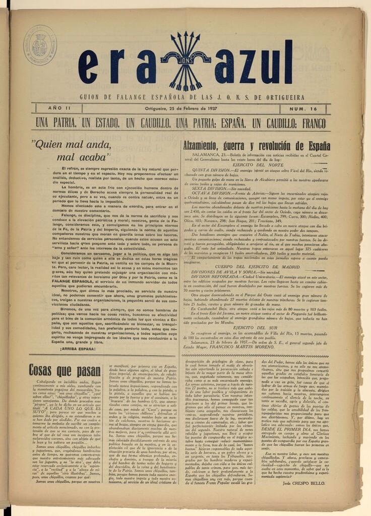Miniatura de Era Azul del 25 de febrero de 1937