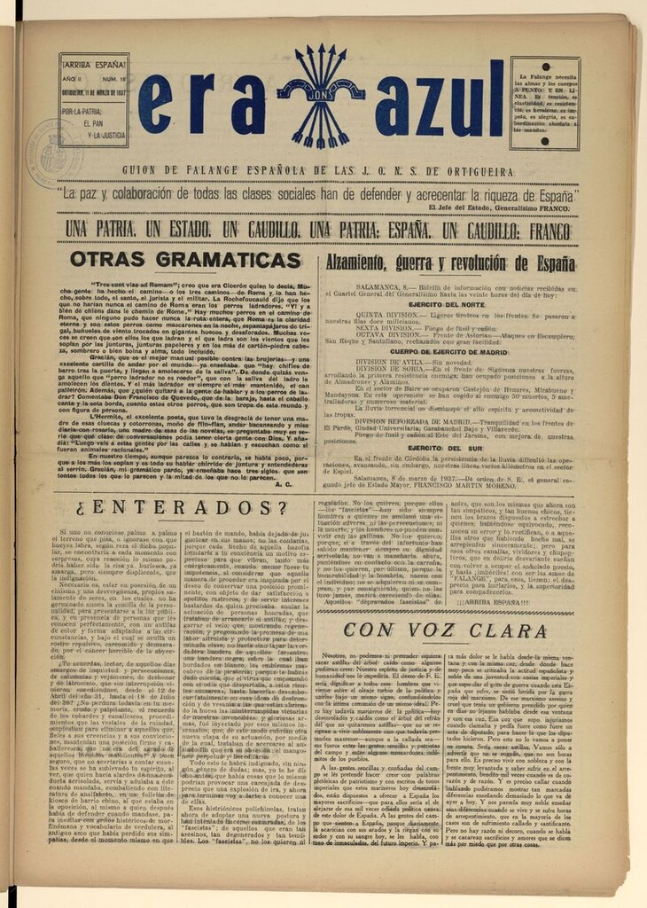 Miniatura de Era Azul del 11 de marzo de 1937