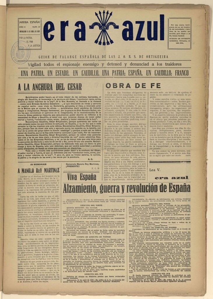 Miniatura de Era Azul del 15 de abril de 1937