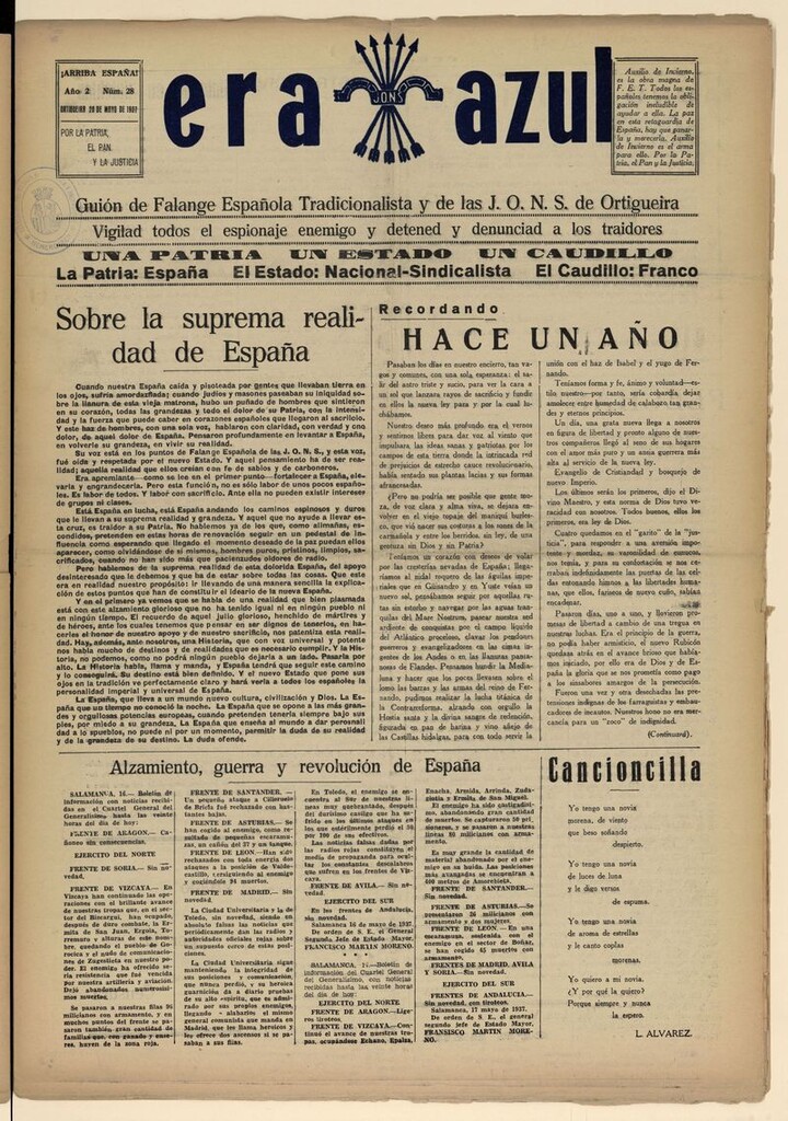 Miniatura de Era Azul del 20 de mayo de 1937