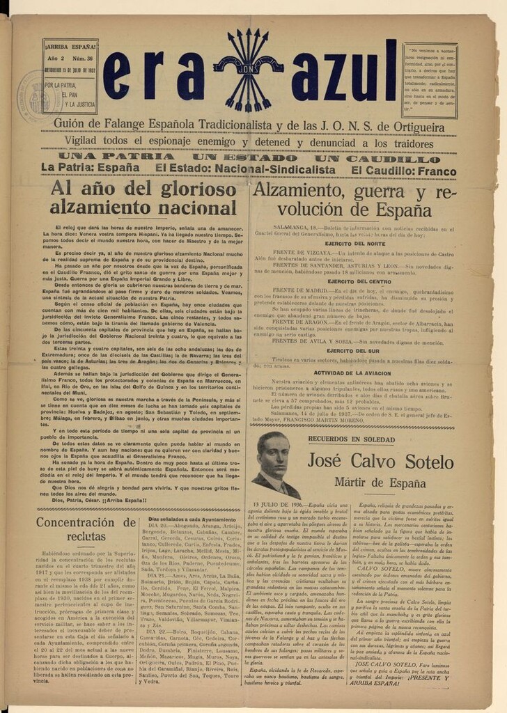 Miniatura de Era Azul del 15 de julio de 1937