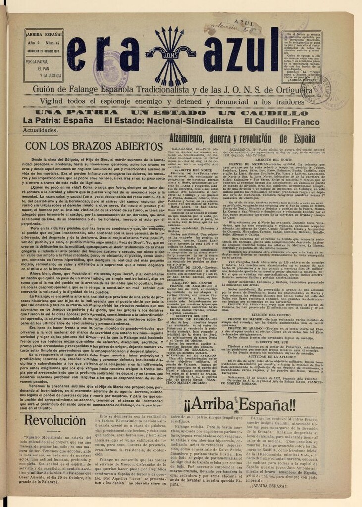 Miniatura de Era Azul del 21 de octubre de 1937