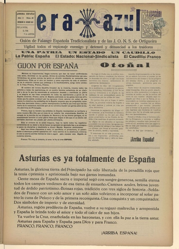 Miniatura de Era Azul del 28 de octubre de 1937