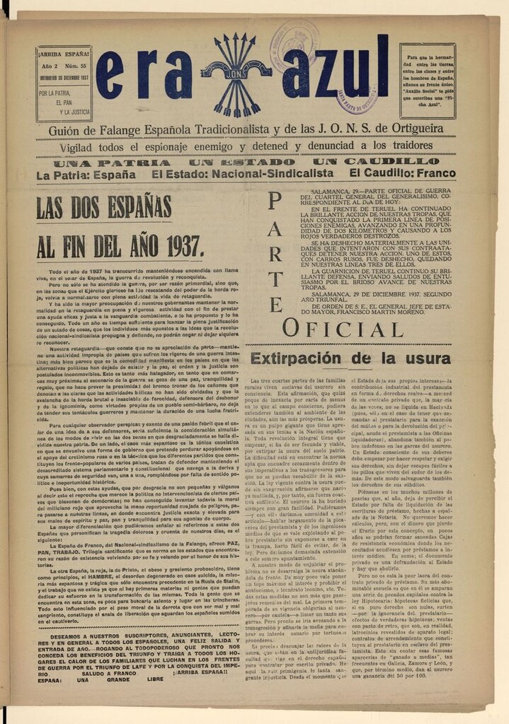 Miniatura de Era Azul del 30 de diciembre de 1937