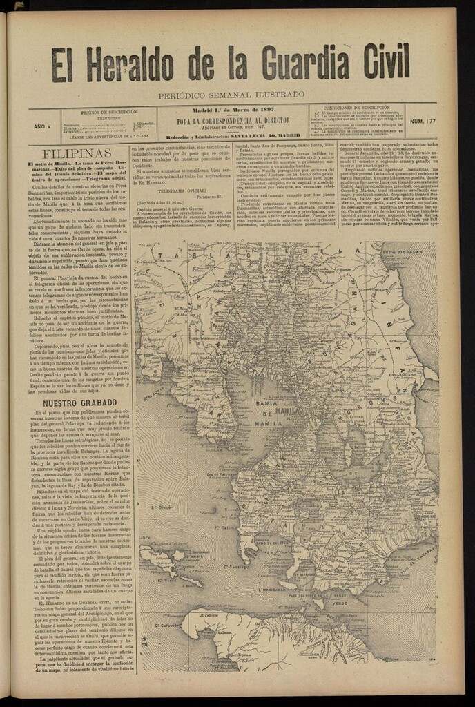 Miniatura de Heraldo de la Guardia Civil del 1 de marzo de 1897