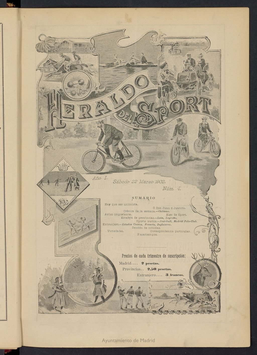 Miniatura de Heraldo del Sport del 22 de marzo de 1902