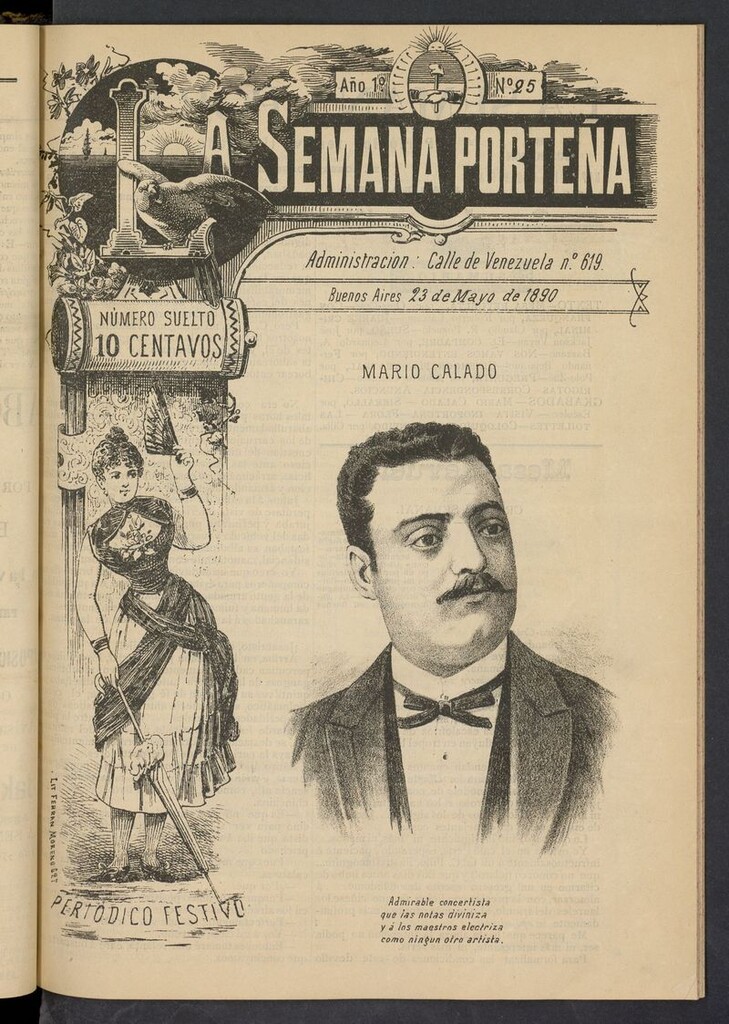 Miniatura de La Semana Porteña: Periódico festivo del 23 de mayo de 1890